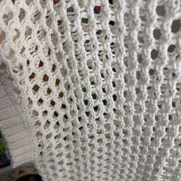 Vince Camuto chunky knit pullover top, NWT, size XL, off-white cream ivory color - Picture 3 of 4